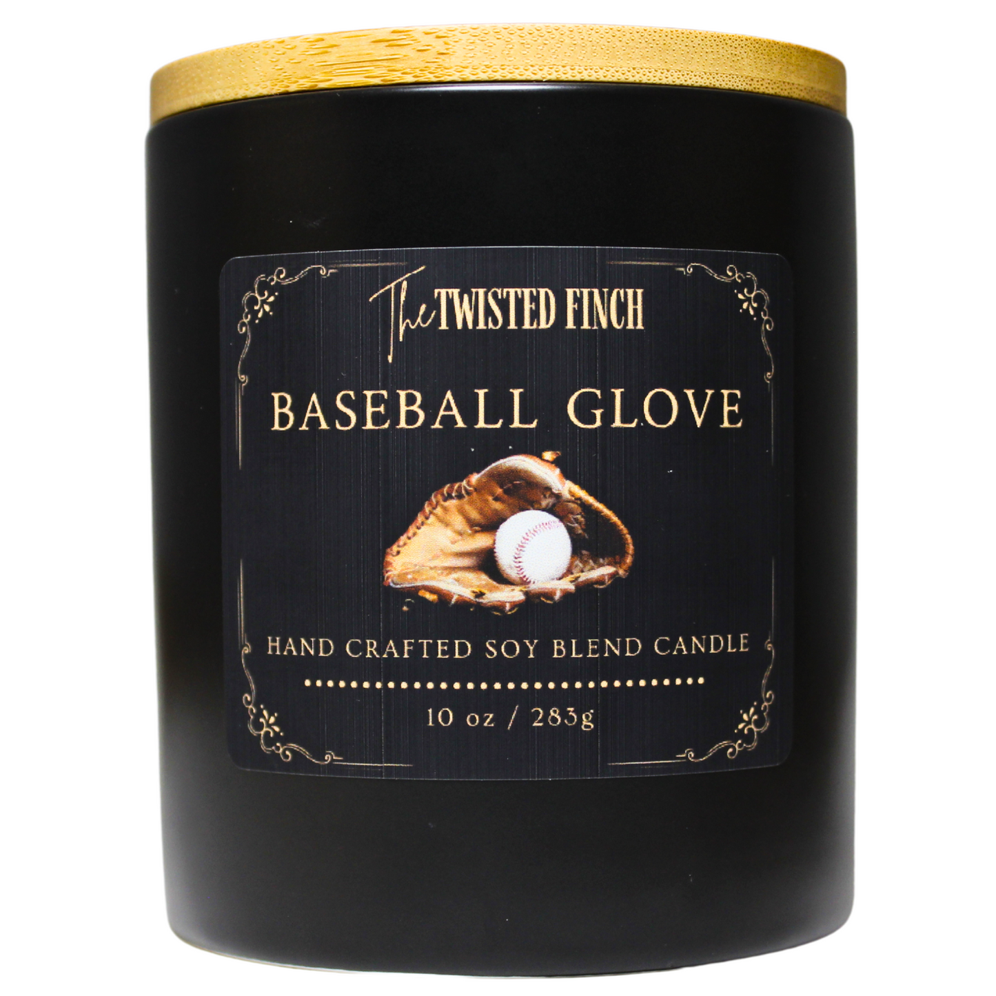 Baseball Glove Black Tumbler