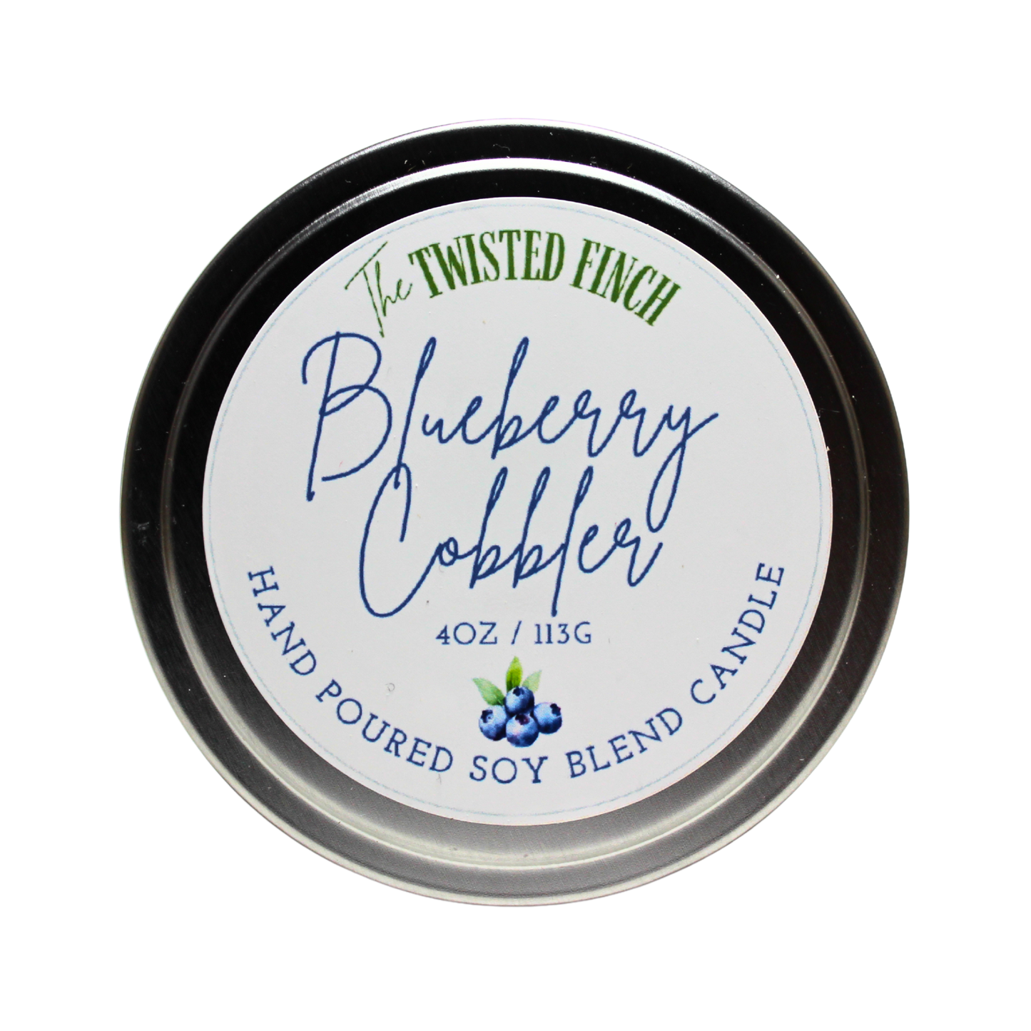 Blueberry Cobbler Small Candle Tin