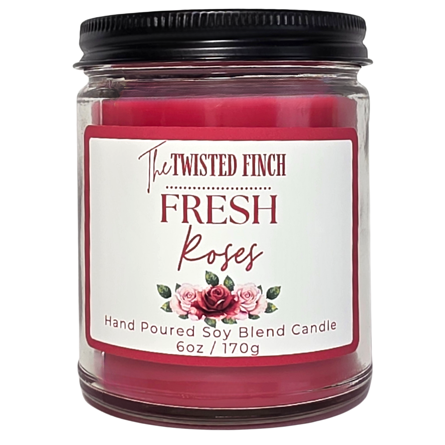 Fresh Roses Small Jar Candle