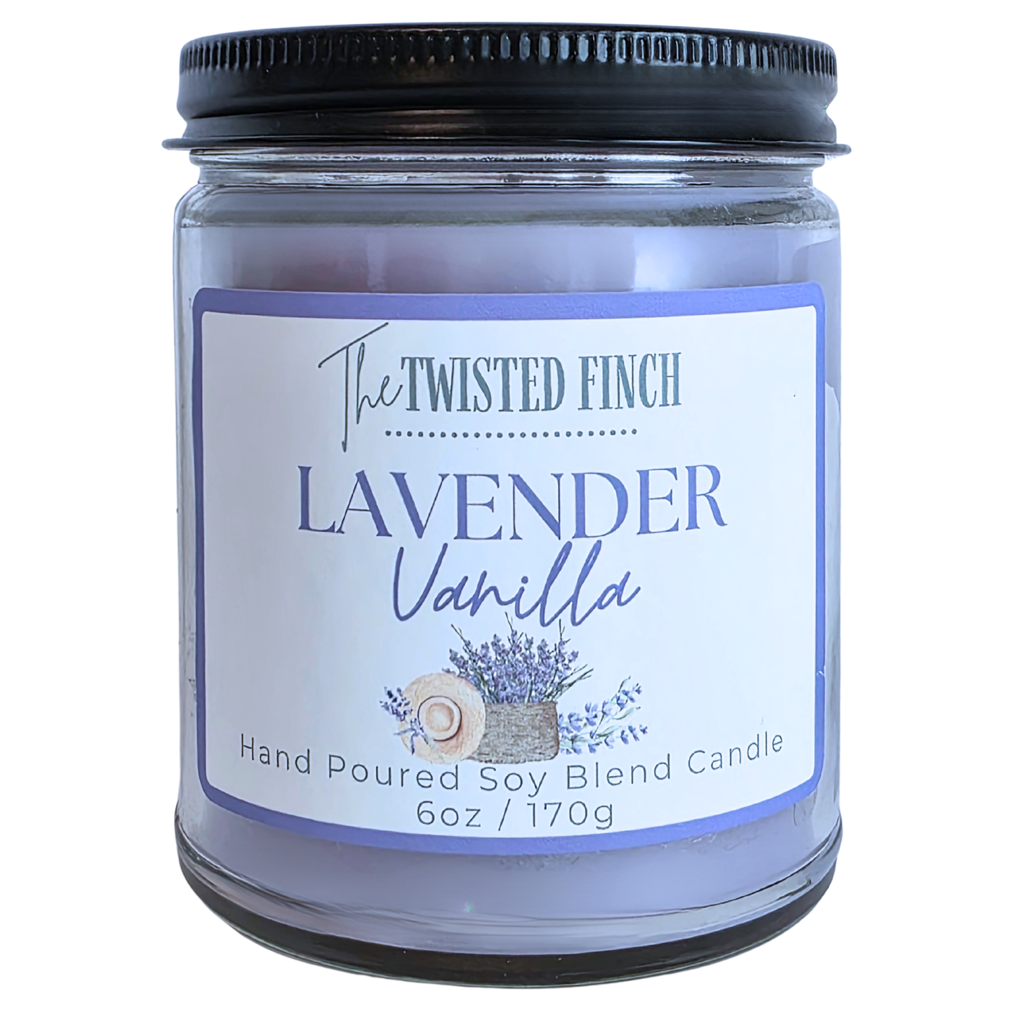 Lavender Vanilla Small Jar Candle
