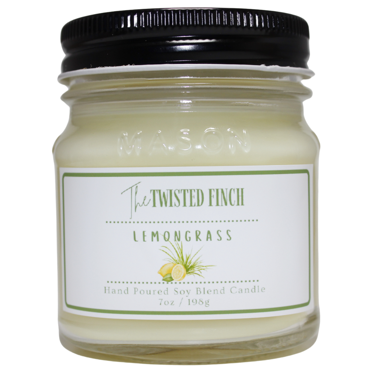 Lemongrass Mason Jar Candle