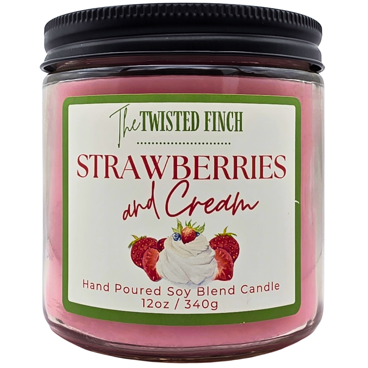 Strawberries and Cream Large Jar
