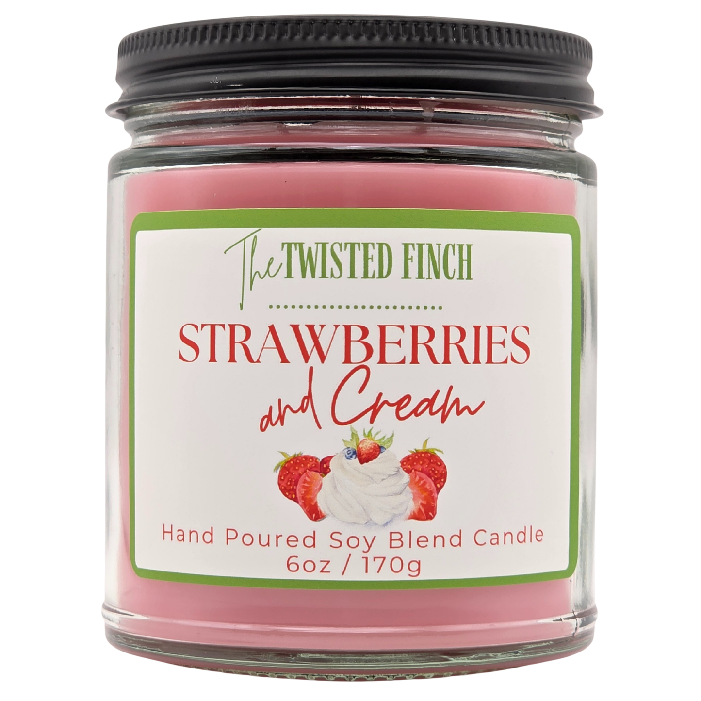 Strawberries and Cream Large Jar