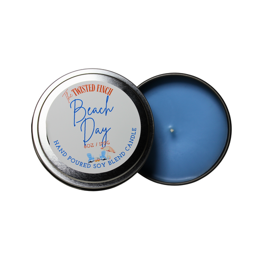 Beach Day Large Candle Tin