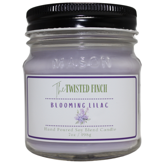 Blooming Lilac Mason Jar Candle