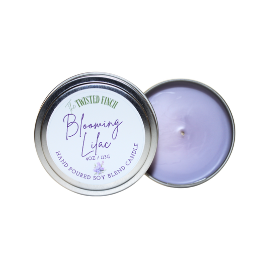 Blooming Lilac Small Candle Tin