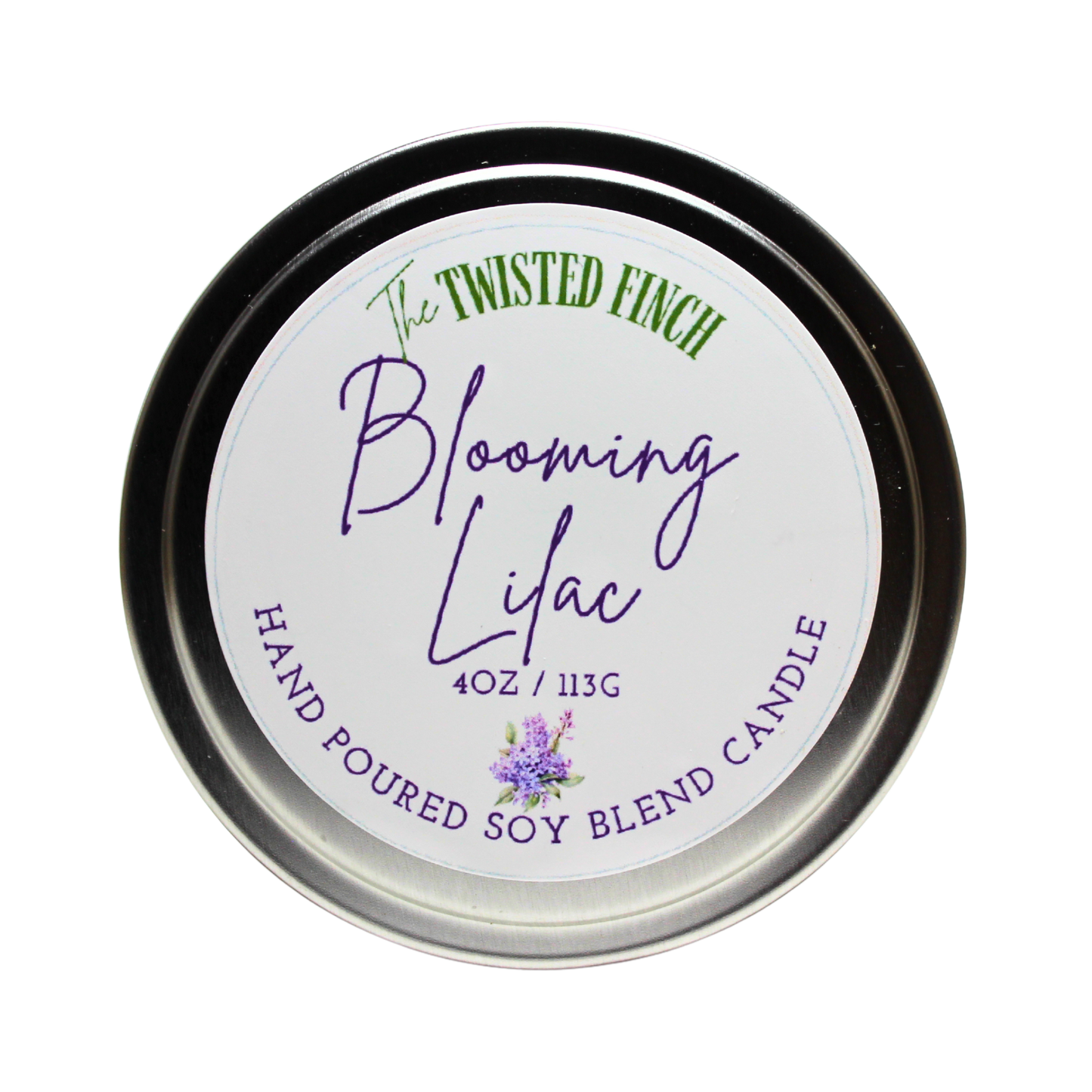 Blooming Lilac Small Candle Tin