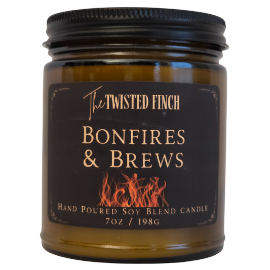 Bonfire and Brews Small Jar Candle