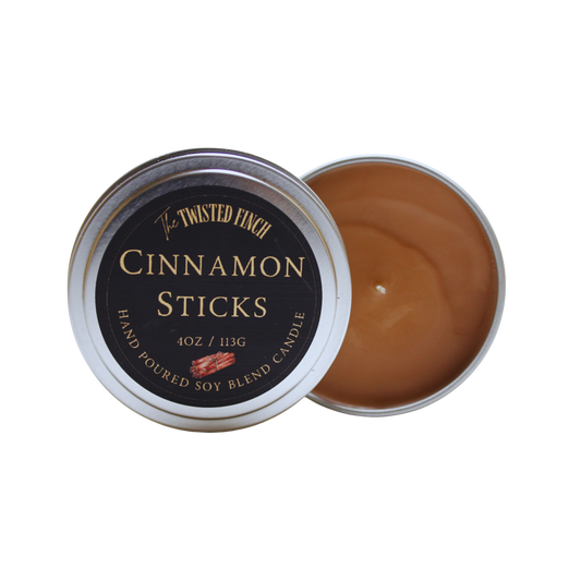 Cinnamon Stick Small Candle Tin