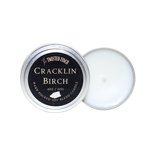 Cracklin' Birch Small Candle Tin