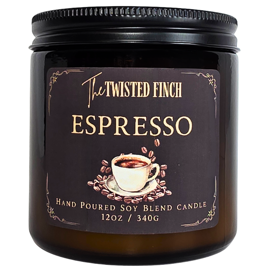 Espresso Large Amber Jar