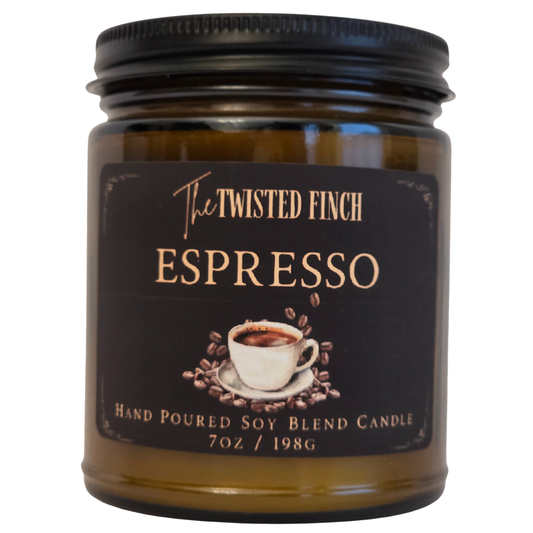 Espresso Small Amber Jar