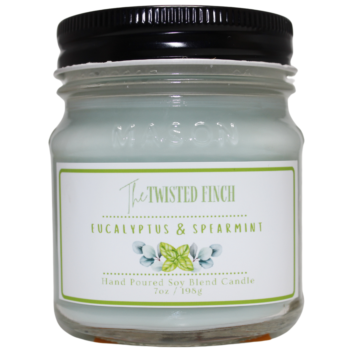 Eucalyptus & Spearmint Mason Jar Candle