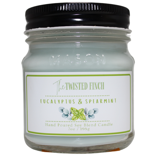 Eucalyptus & Spearmint Mason Jar Candle
