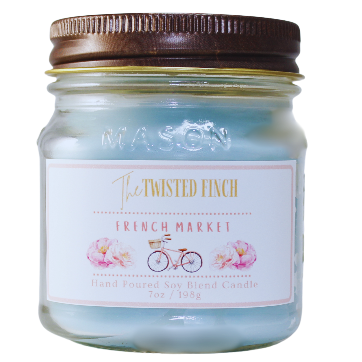 French Market Mason Jar Candle