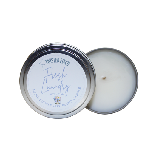 Fresh Laundry Small Candle Tin