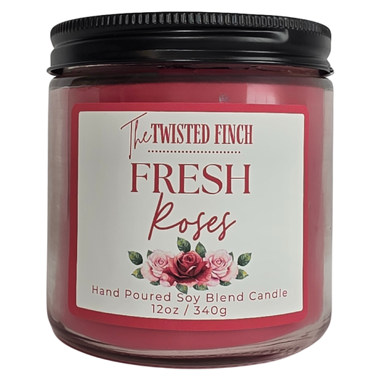 Fresh Roses Large Jar Candle