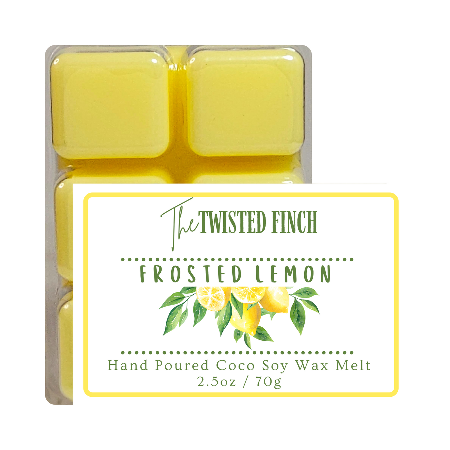 Frosted Lemon Wax Melt