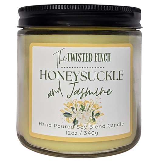 Honeysuckle and Jasmine Large Jar Candle