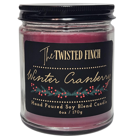 Winter Cranberry Large Jar Candle *Holiday Collection*