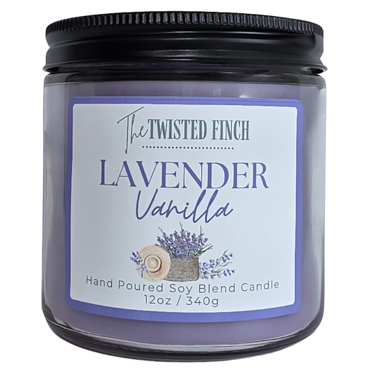 Lavender Vanilla Large Jar Candle
