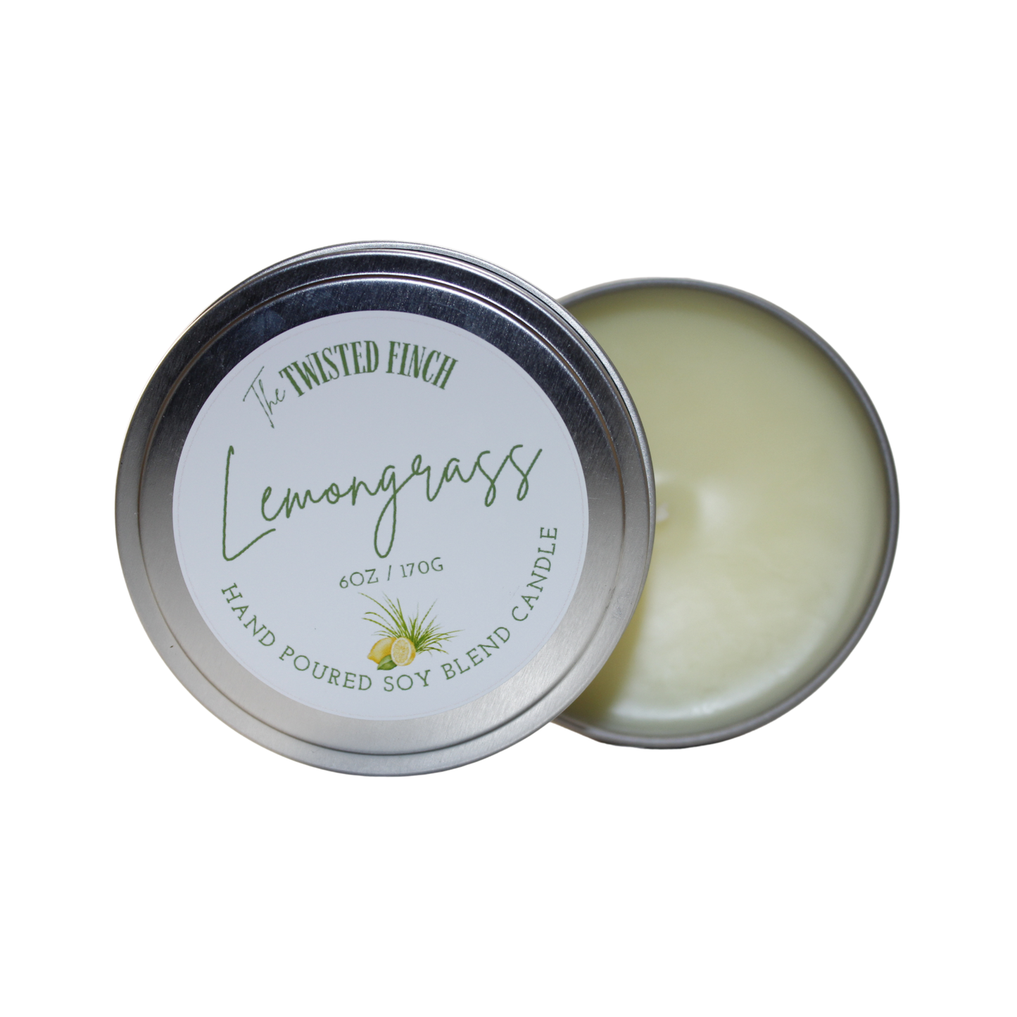 Lemongrass Small Candle Tin
