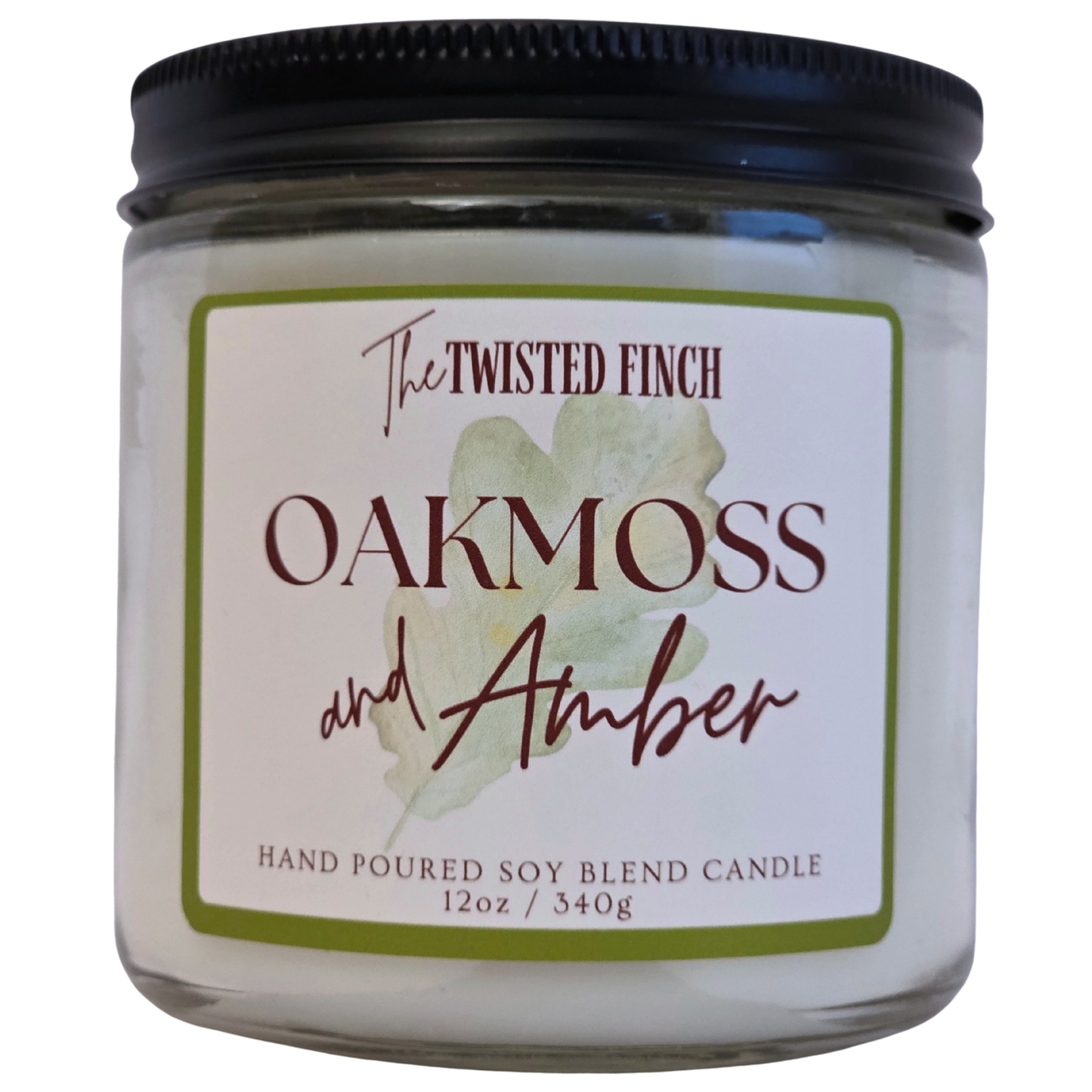 Oakmoss & Amber Large Jar Candle