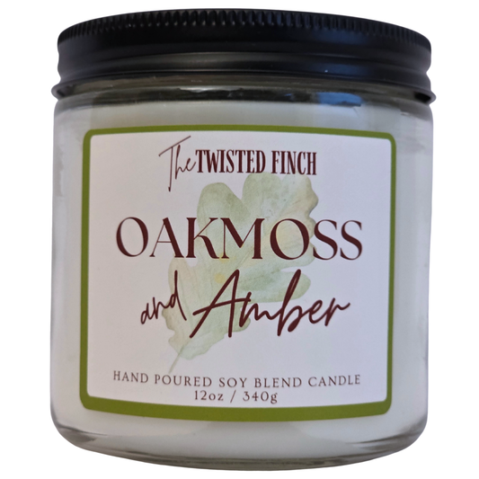 Oakmoss & Amber Large Jar Candle