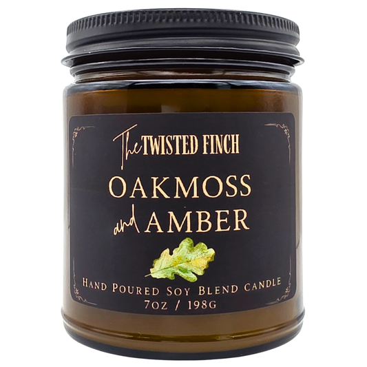 Oakmoss & Amber Small Jar Candle