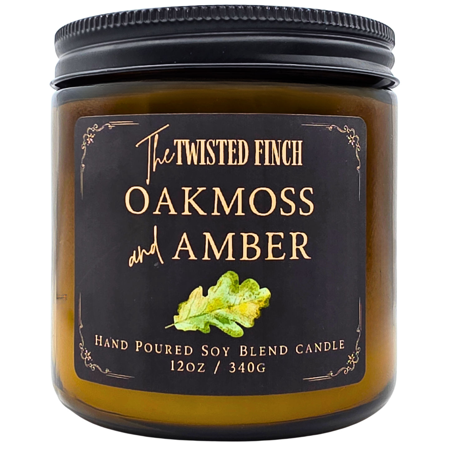 Oakmoss & Amber Large Jar Candle