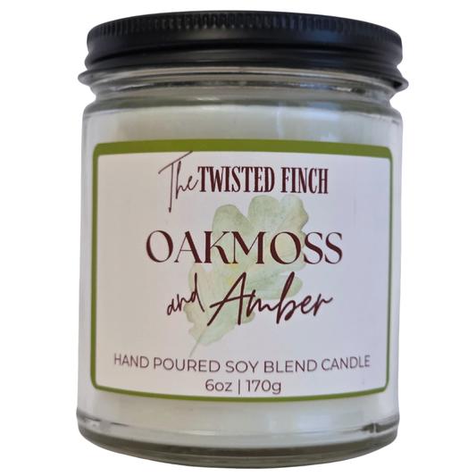 Oakmoss & Amber Small Jar Candle