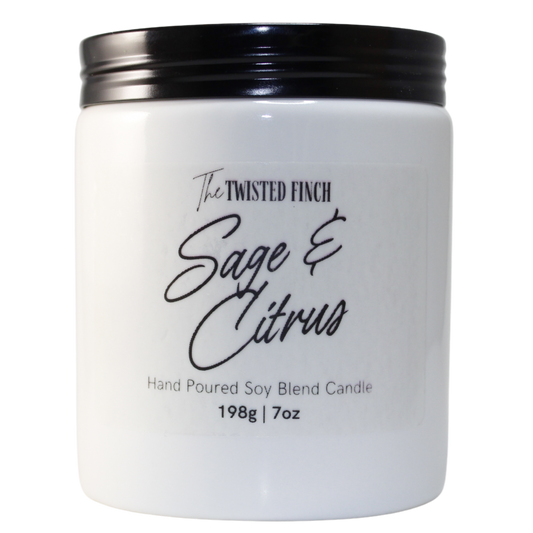 Sage and Citrus White Farmhouse Candle *Limited Edition*