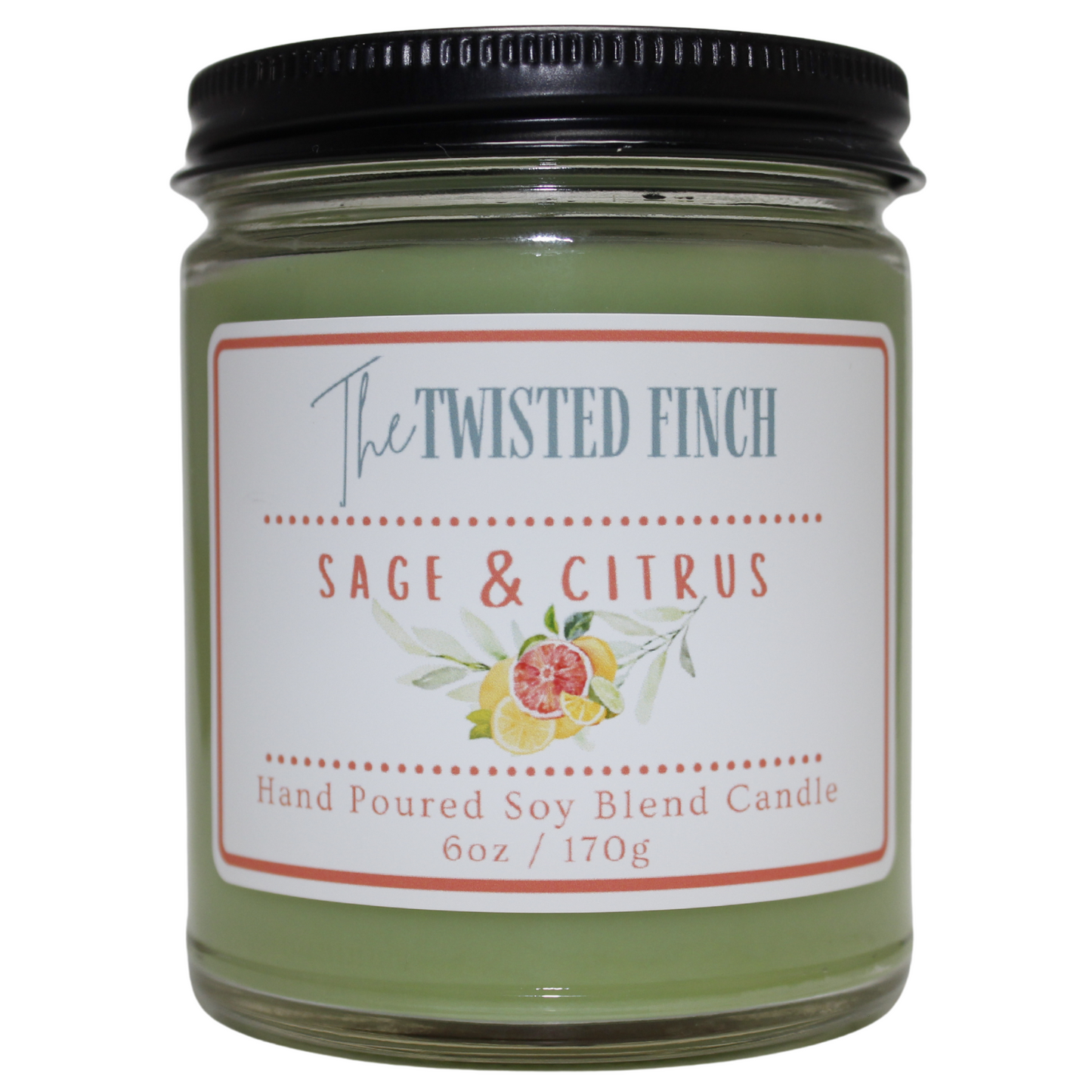 Sage and Citrus Medium Jar Candle