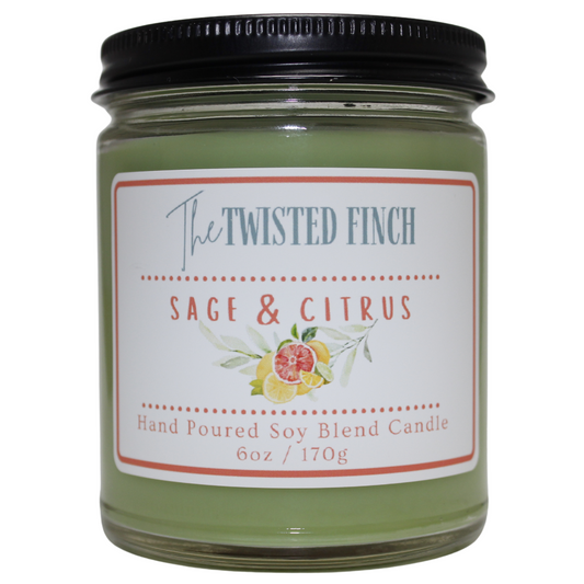 Sage and Citrus Medium Jar Candle