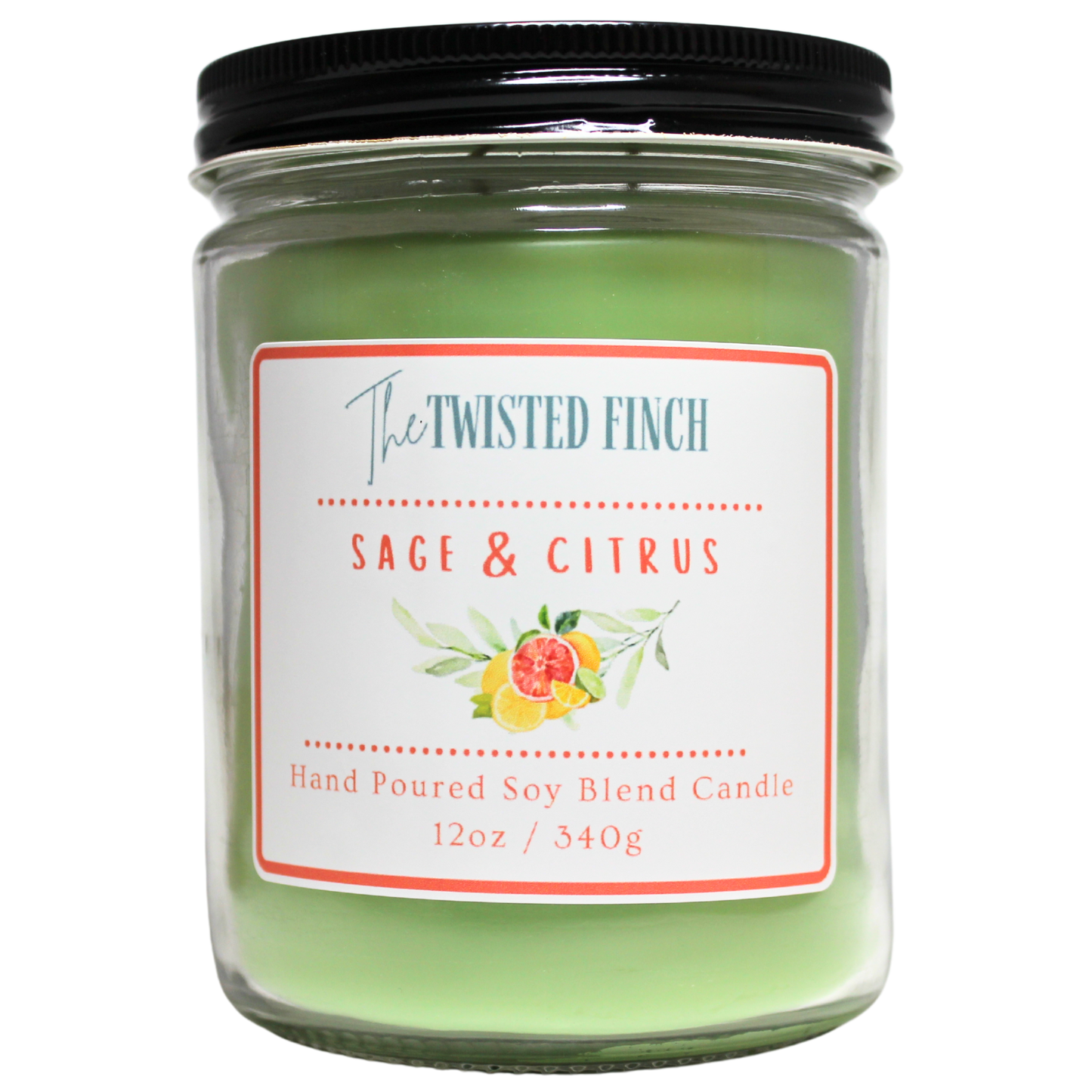 Sage and Citrus Large Jar Candle