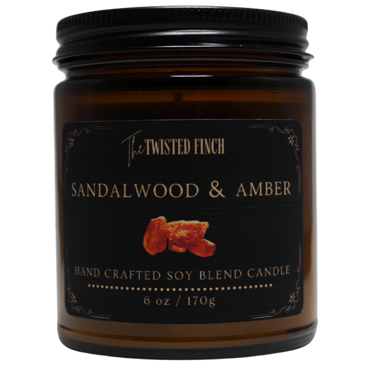 Sandalwood & Amber Amber Jar Candle