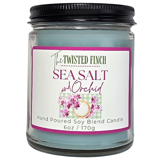 Sea Salt and Orchid Small Jar Candle