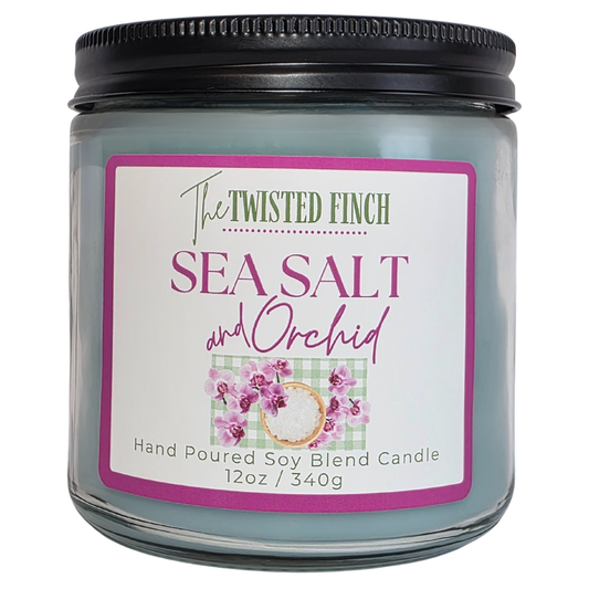 Sea Salt and Orchid Large Jar Candle
