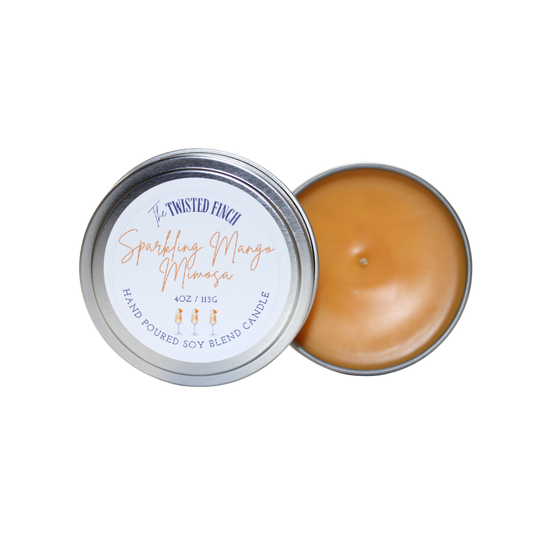 Sparkling Mango Mimosa Small Candle Tin