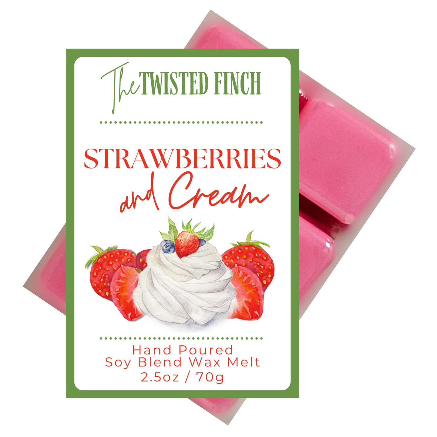 Strawberries and Cream Wax Melt