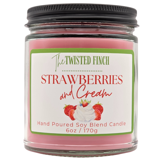 Strawberries and Cream Small Jar