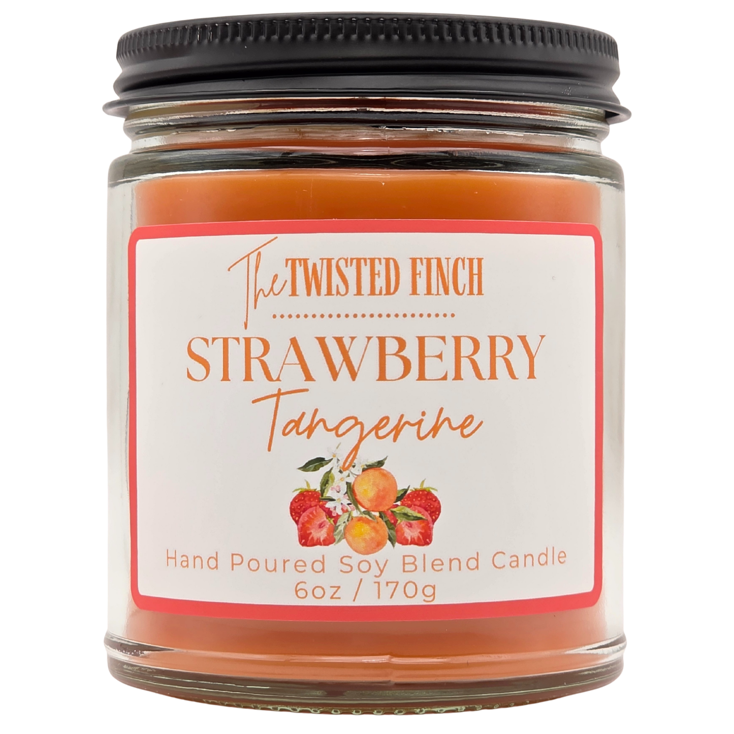 Strawberry Tangerine Small Jar Candle
