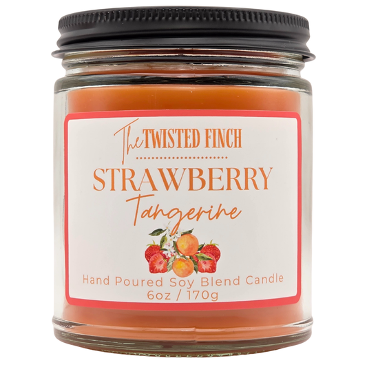 Strawberry Tangerine Small Jar Candle