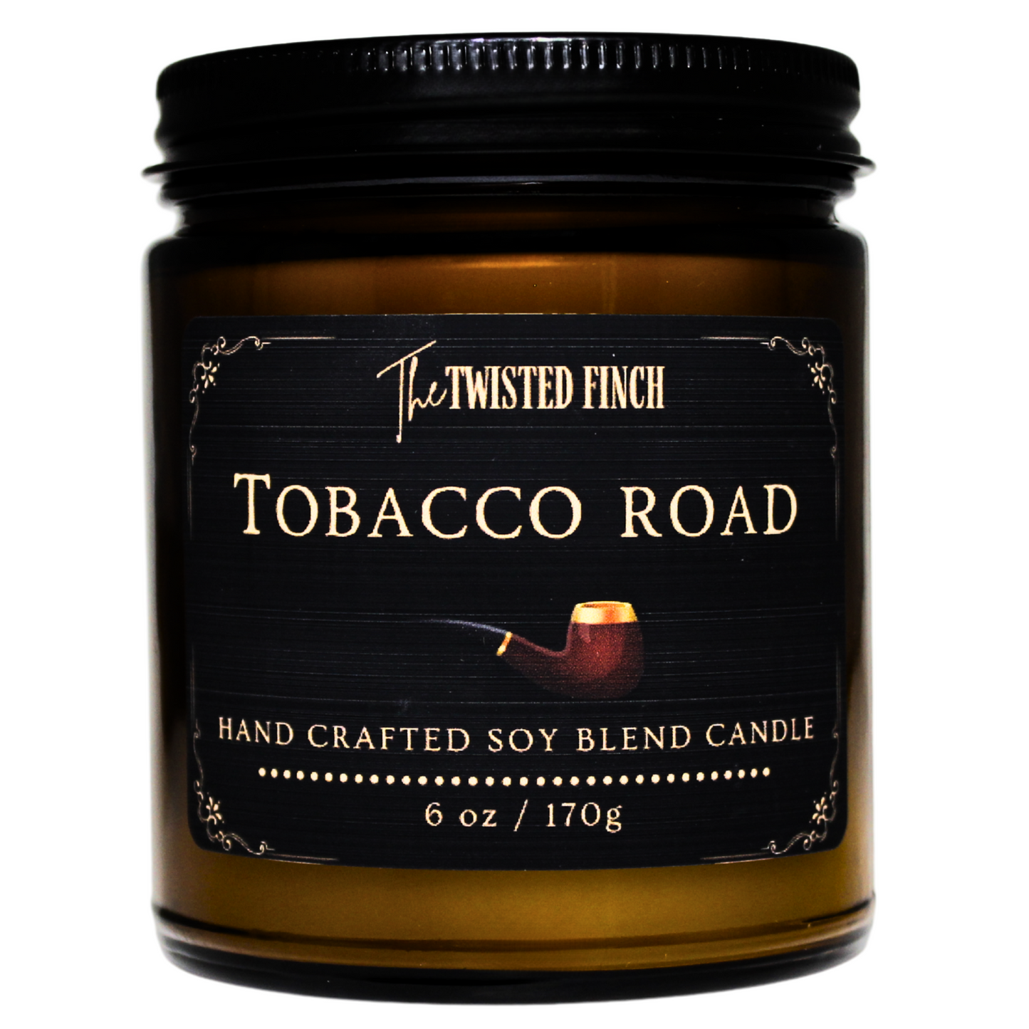 Tobacco Road Amber Jar Candle