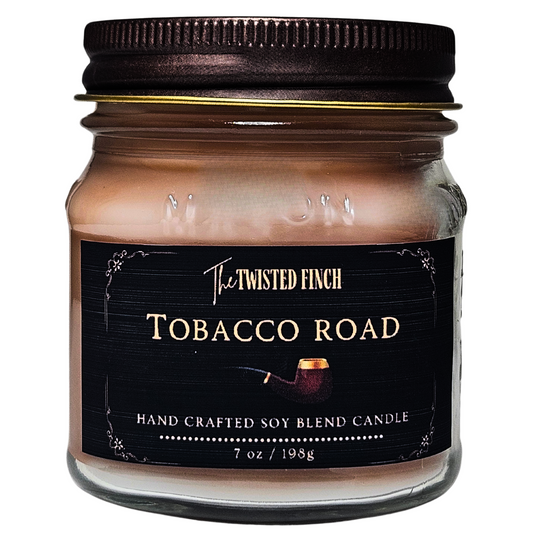 Tobacco Road Mason Jar Candle