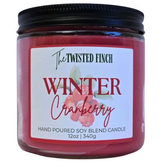 Winter Cranberry Large Jar Candle