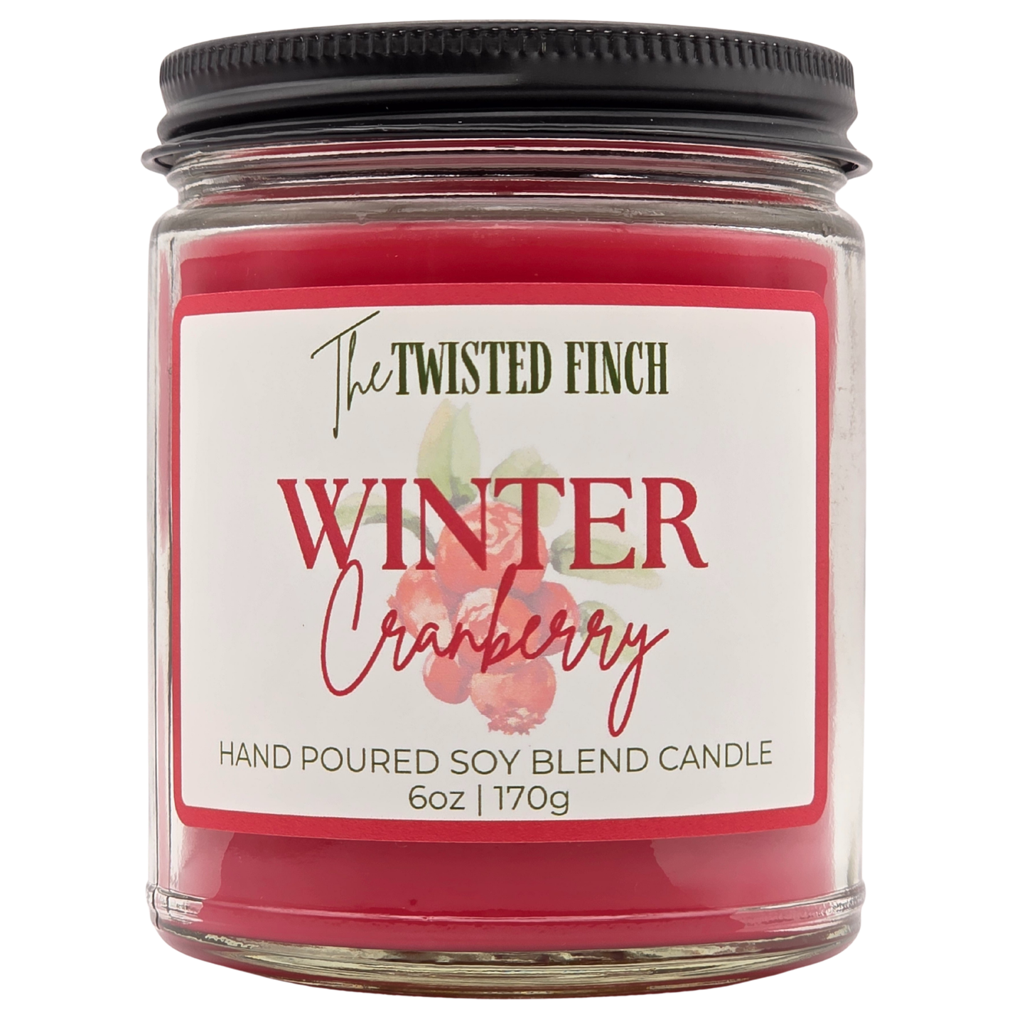 Winter Cranberry Small Jar Candle